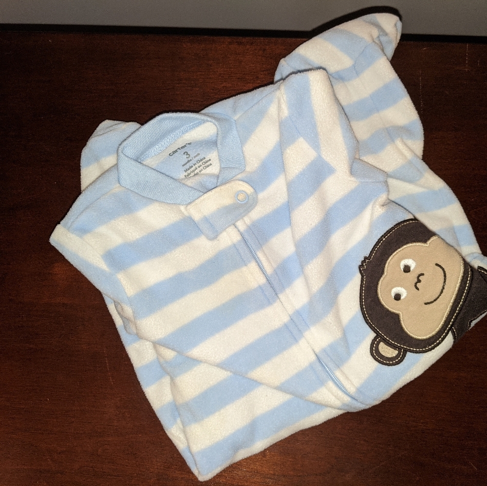 3 for $15 - 3M Fleece Footie Pajamas